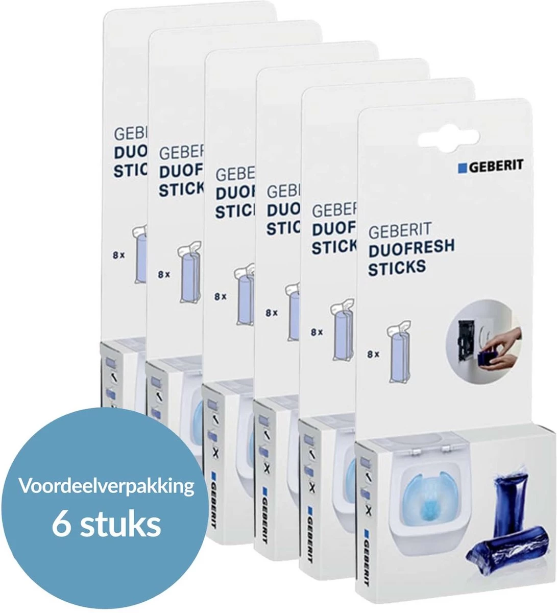Geberit DuoFresh Sticks - 48 Stuks - Voordeelverpakking - Toilet/WC Blokjes Inbouwreservoir - Afbeelding 9