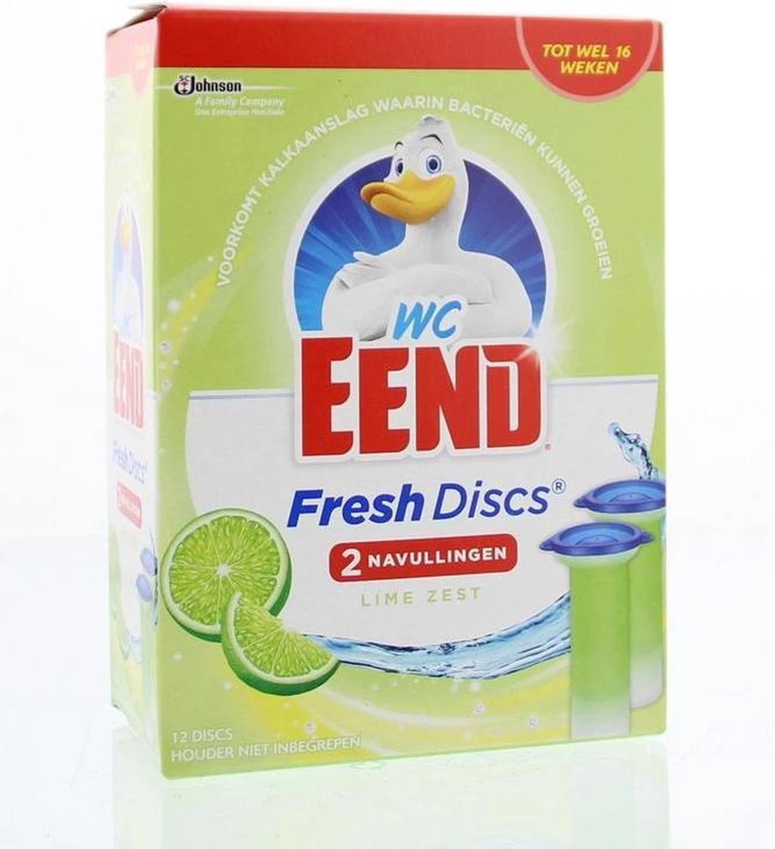 WC Eend Fresh Discs Navul Duo Lime 72 Ml - Afbeelding 7
