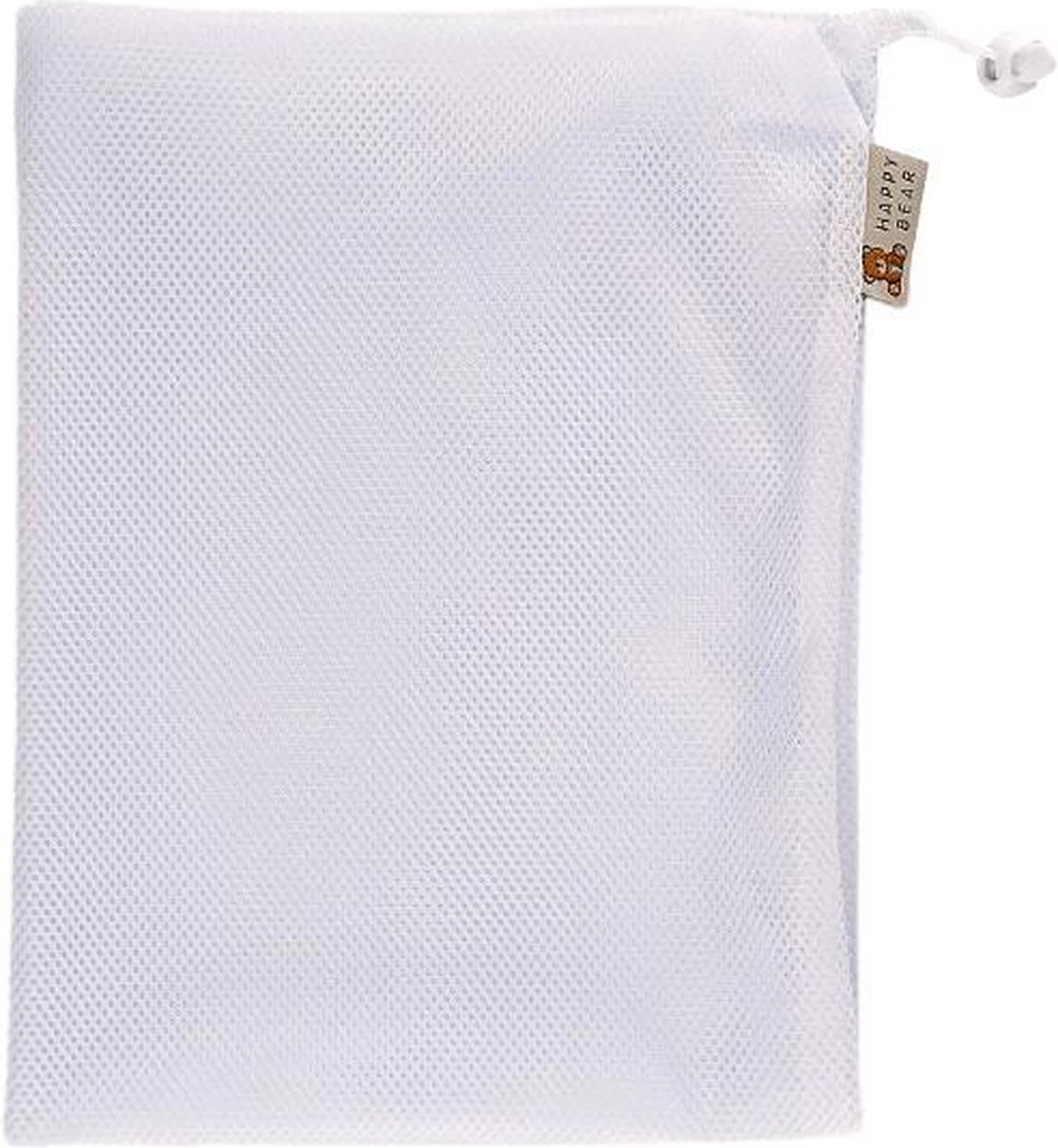 HappyBear | Wasnet | 45cm X 60cm | Afsluitbaar Trekkoord | Mesh Stof | Inhoud - 10-15 Wasbare Luiers - Afbeelding 3