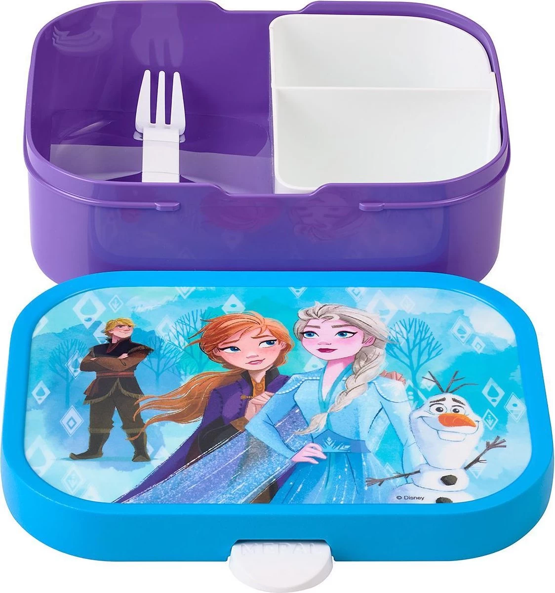 Mepal – Lunchset Campus (pu + Lb) – Pop-up Drinkfles En Broodtrommel Voor Kinderen – Frozen II – Bento Box – Lekvrij - Afbeelding 3