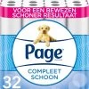 Page Toiletpapier - 32 Rollen - Compleet Schoon Wc Papier - Met Een Vleugje Katoen
