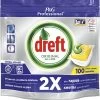 Dreft - Original - All In One - Vaatwastabletten - Citroen - 100 Stuks