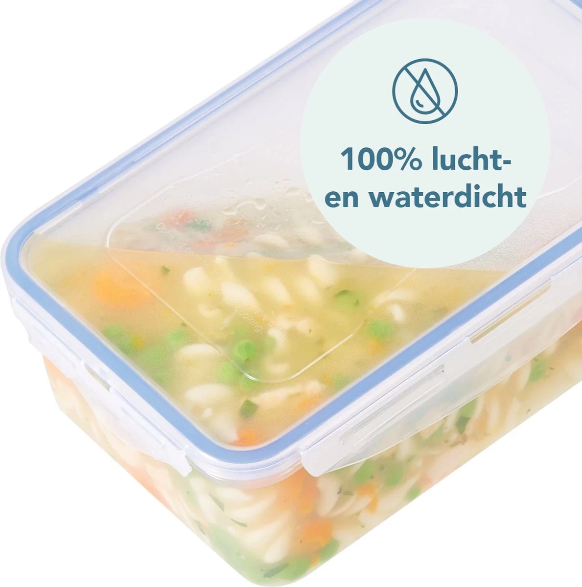 Lock&Lock Vershouddoos - Bewaardoos Met Deksel - Voor Ontbijtkoek Peperkoek En Cake - Cakedoos - 100% Luchtdicht - 3,4 Liter - Afbeelding 6