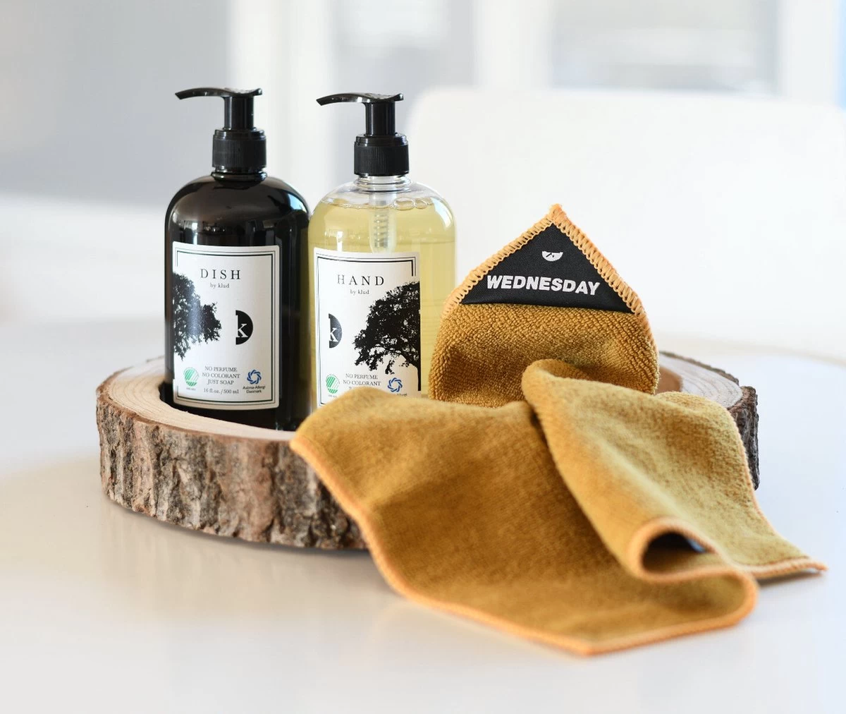 Klud Vaatdoek Set - 7 Dagen - Curry - Afbeelding 3