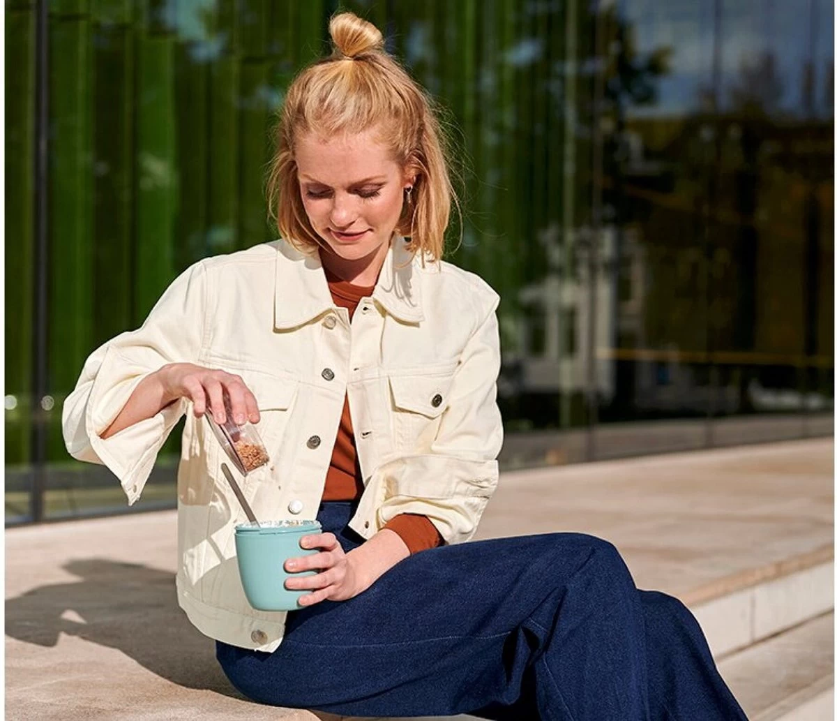 Mepal – Limited Edition Lunchpot Ellipse – Praktische Muesli Beker To Go – Strawberry Vibe – Geschikt Voor Vriezer, Magnetron En Vaatwasser - Onbeperkt Genieten - Afbeelding 9