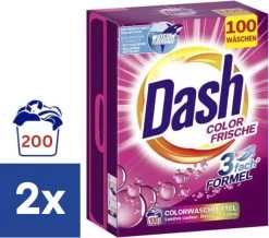 Dash Color Fris Waspoeder - 2 X 6 Kg (200 Wasbeurten)