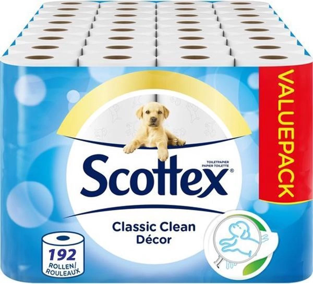 VOORDEELVERPAKKING 192 ROLLEN Page / Scottex 2-Laags WC Papier