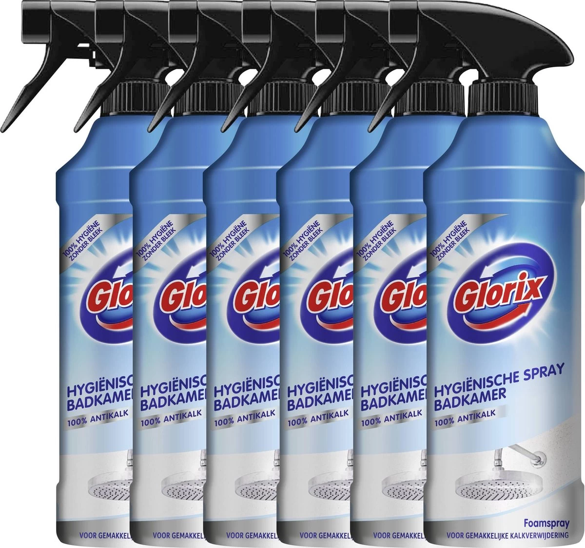 Glorix Hygiënische Badkamer Foamspray - 6 X 500 Ml - Voordeelverpakking - Afbeelding 6