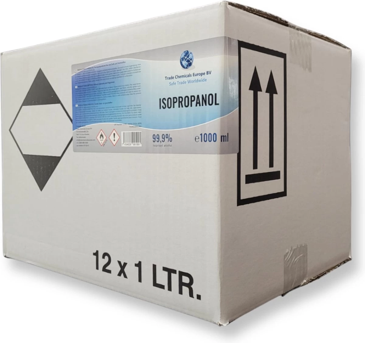 TCE - Isopropanol - Isopropyl-alcohol - IPA - 99,9% Zuiver - 12 Liter - Afbeelding 3