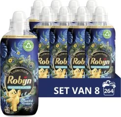 Robijn Collections Beautiful Mystery Wasverzachter - 8 X 33 Wasbeurten - Voordeelverpakking