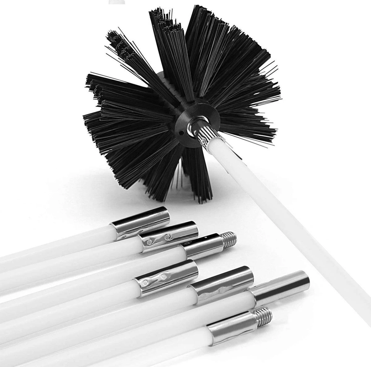 Antuza | Schoorsteenveegset | Schoorsteenreiniger | Schoorsteen Borstel | 9 Meter - Afbeelding 3