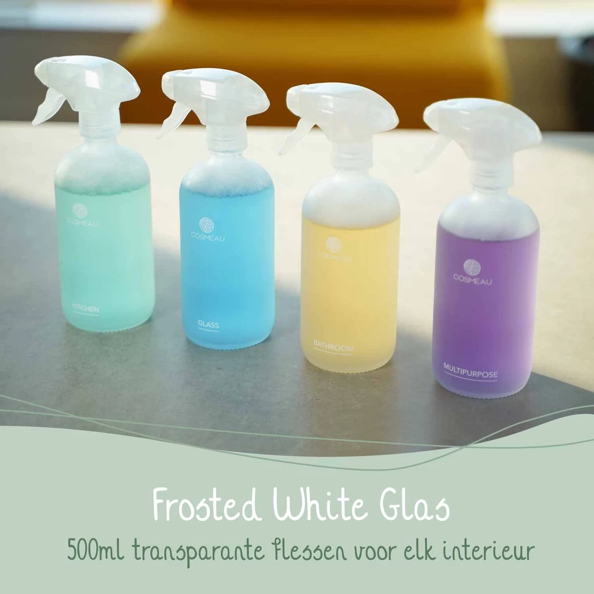 Cosmeau Schoonmaakmiddel Tabletten Cleaning Tabs Schoonmaak Tabs - Keukenreiniger - Badkamerreiniger Sanitair- Glasreiniger - Afbeelding 5