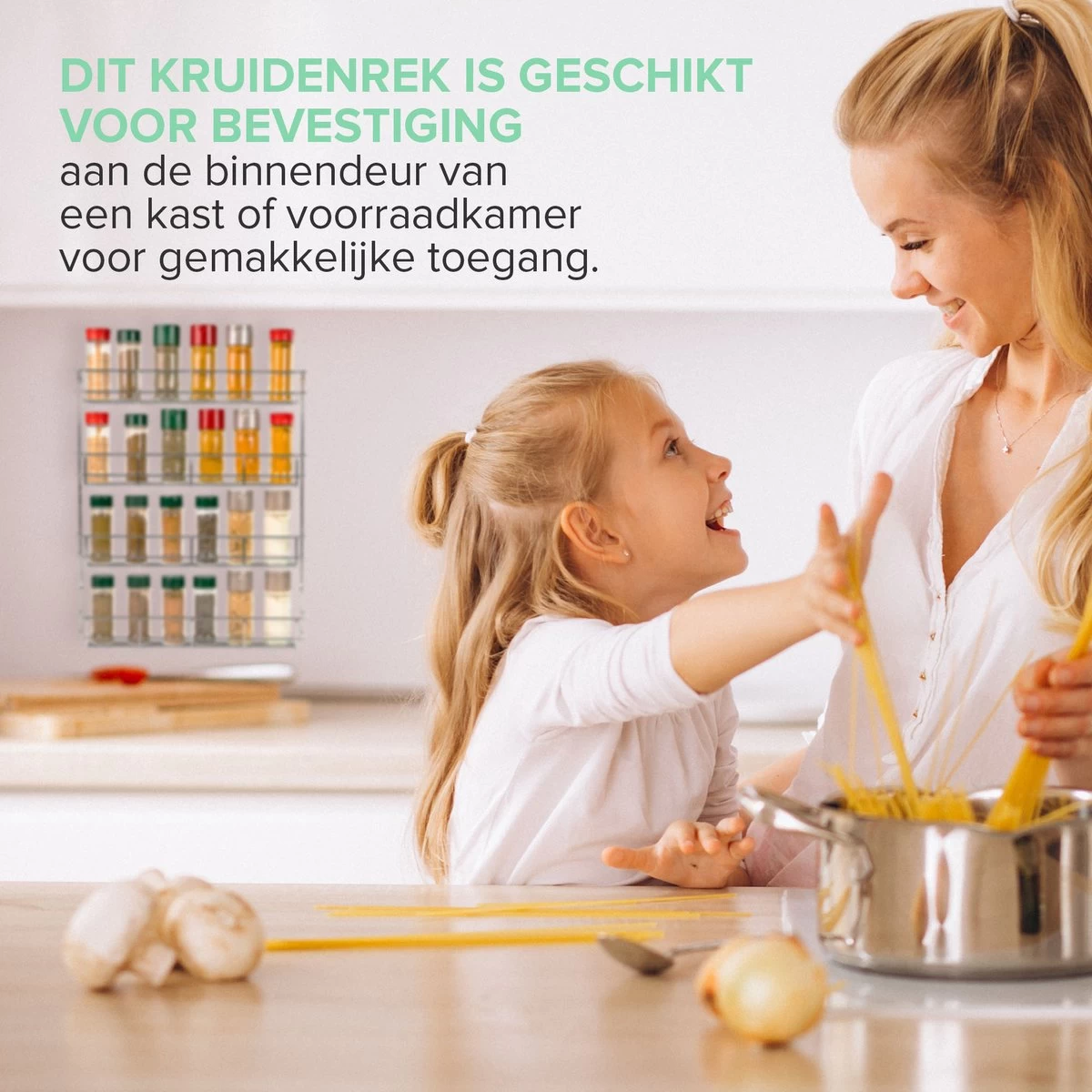 Merkloos Coninx Kruidenrek KR3000 - Ophangbaar - 32 Kruidenpotjes - 4 Laags - Afbeelding 2