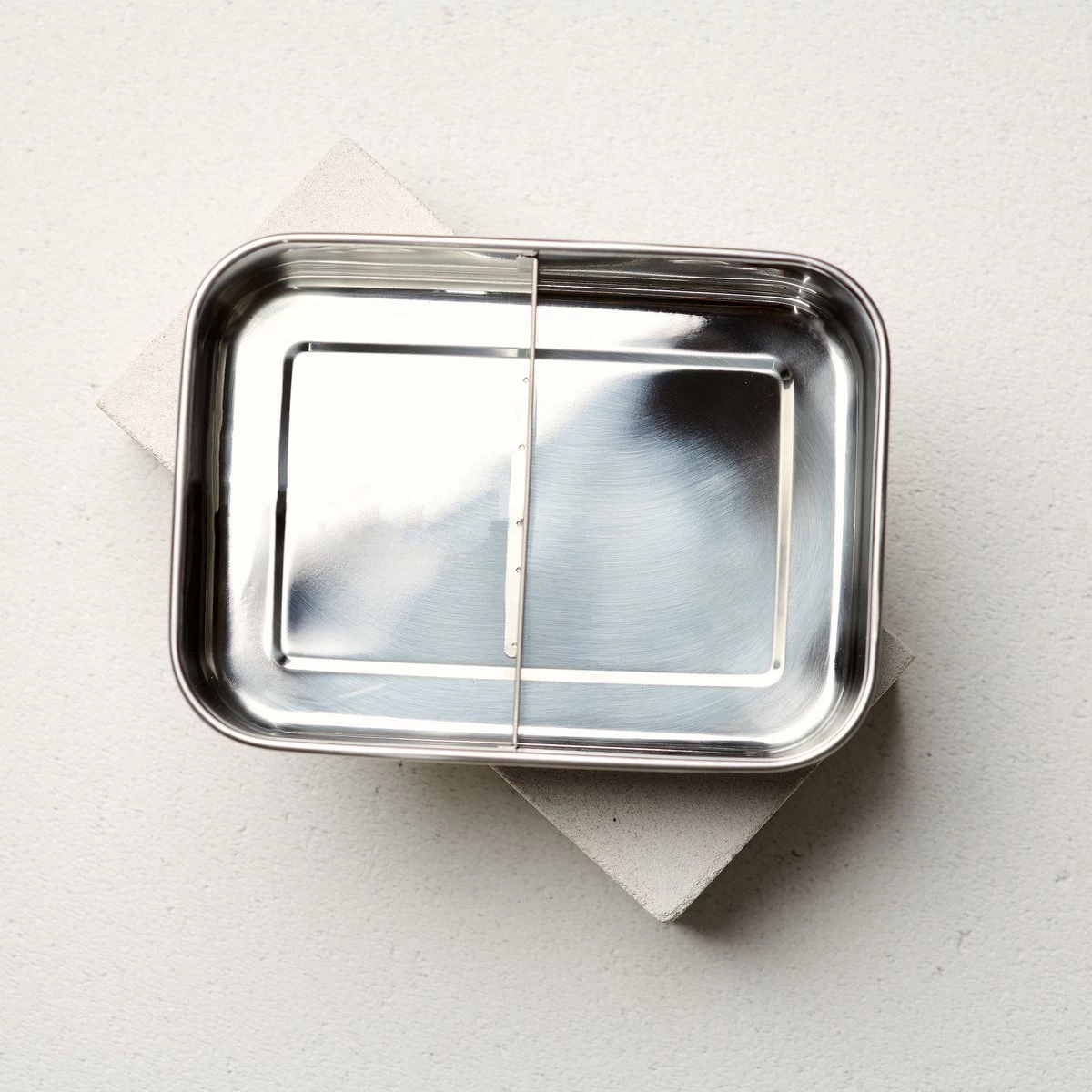 Dzukou Jim Corbett – RVS Lunchbox - Volwassenen - Met Vakjes - 1200 Ml - Afbeelding 4