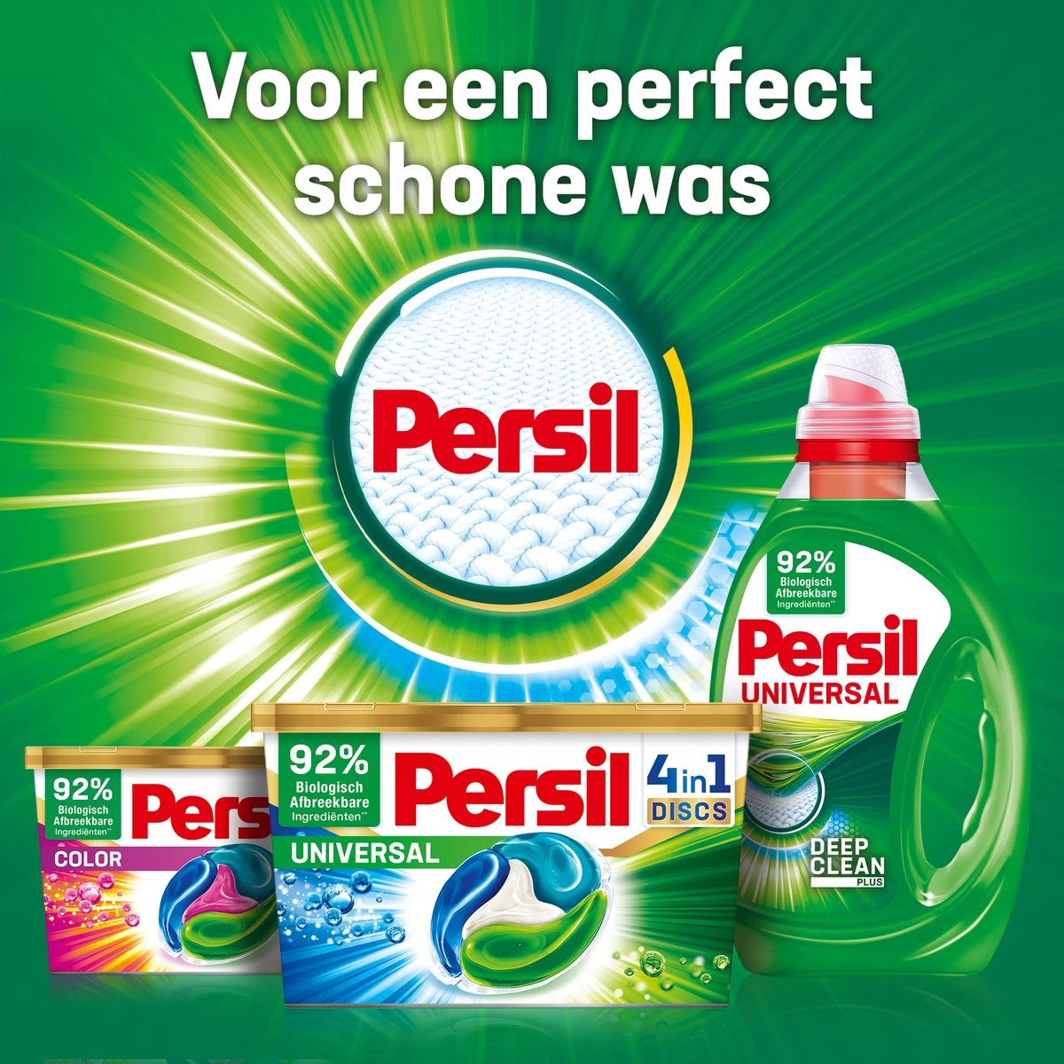 Persil® Persil 4in1 Discs Color Wascapsules - Wasmiddel Capsules - Voordeelverpakking - 5 X 25 Wasbeurten - Afbeelding 7