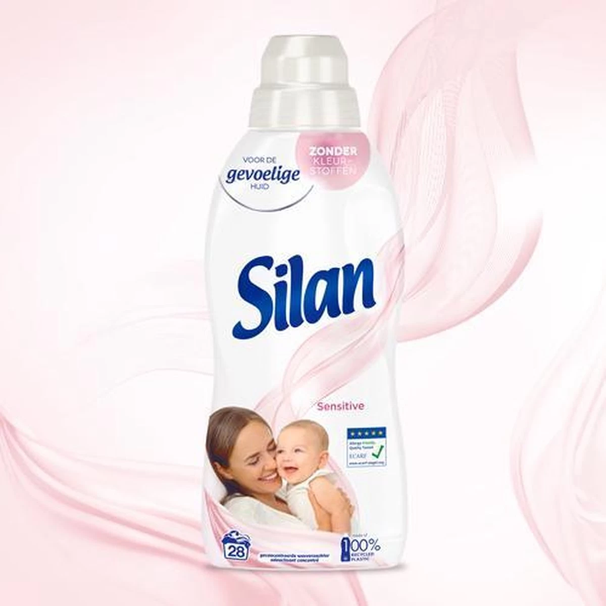 Silan Sensitive Wasverzachter - Baby En Gevoelige Huid - Grootverpakking - 54 Wasbeurten - Afbeelding 6