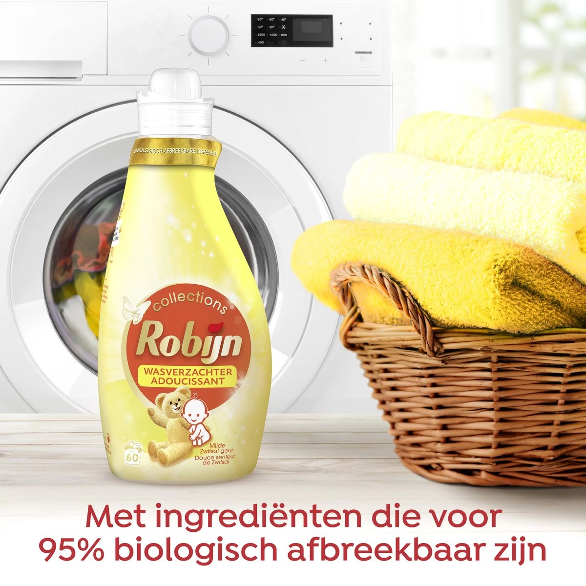 Robijn Collections Zwitsal Wasverzachter - 6 X 60 Wasbeurten - Voordeelverpakking - Afbeelding 4