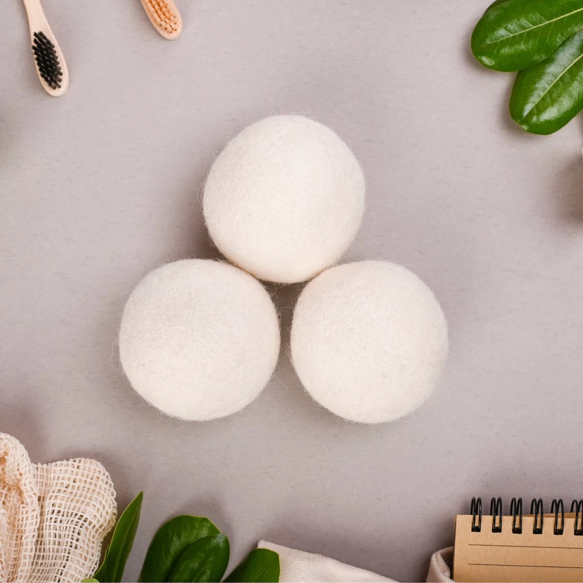 Apeiron Drogerballen - Droogballen - 6 XL Wasbollen - Droger - Duurzaam - Wasmachine - Wasverzachter - Energie Besparen - Zero Waste - Schapenvacht - Wol - Afbeelding 9