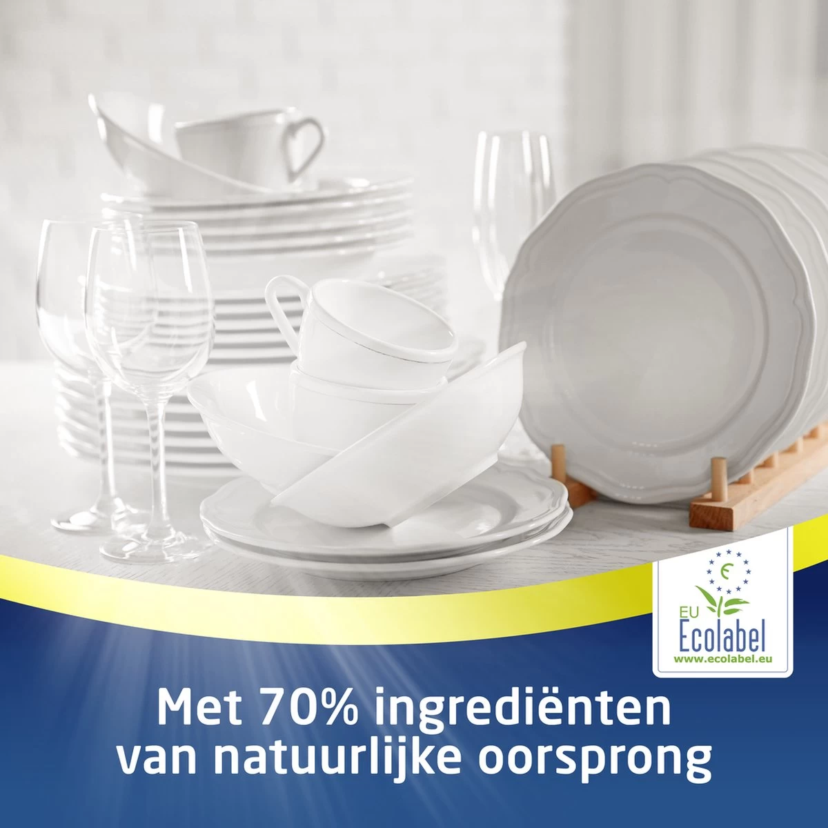SUNĀ® Sun All-In-1 Citroen Vaatwastabletten - 7 X 24 Tabletten - Voordeelverpakking - Afbeelding 5