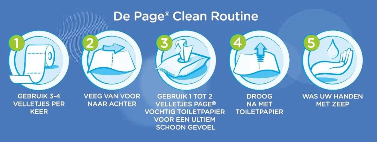 Page Wc Papier - Compleet Schoon Toiletpapier - 16 Rollen - Afbeelding 4