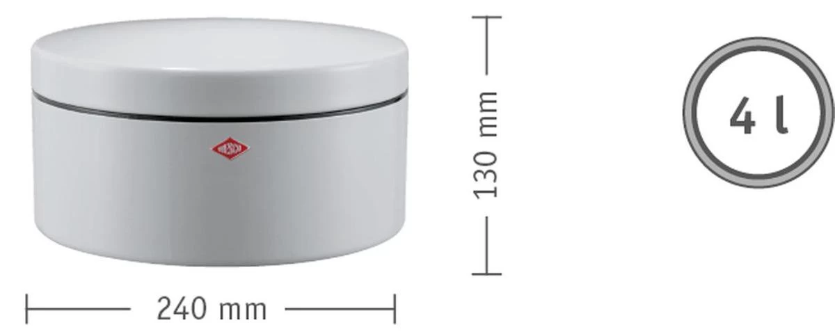 Wesco Koektrommel 4l Amandel - Afbeelding 4