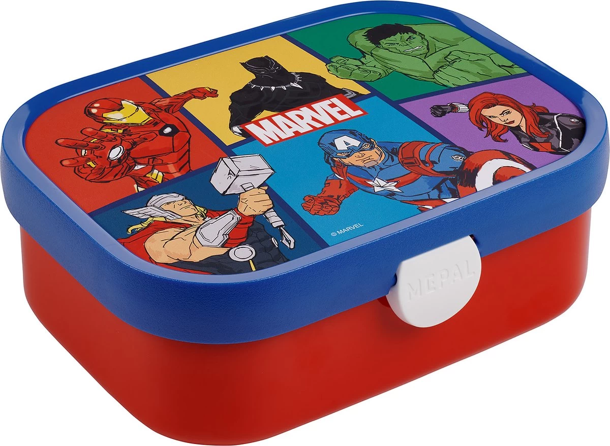 Mepal – Lunchset Campus (sb + Lb) – Schoolbeker En Broodtrommel Voor Kinderen – Avengers – Bento Box - Lekvrij - Afbeelding 2