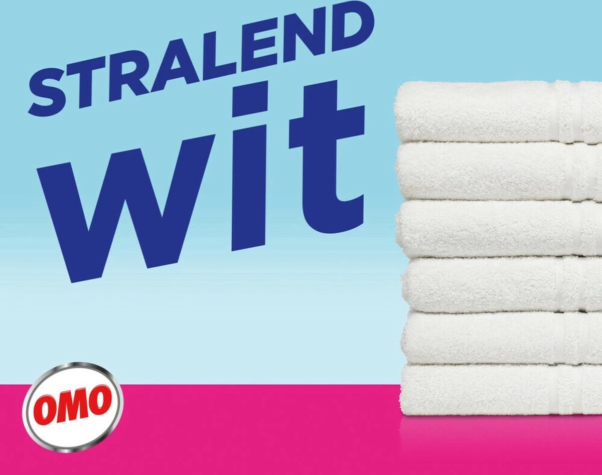 Omo Wit Waspoeder XXXL 100 Wasbeurten 7kg Wasmiddel + Met Komili Shampoo 200ml - Afbeelding 5
