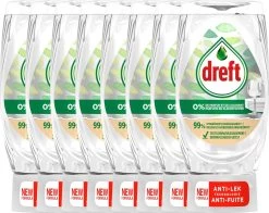 Dreft Afwasmiddel Pure & Clean - 8 X 370 Ml - Voordeelverpakking