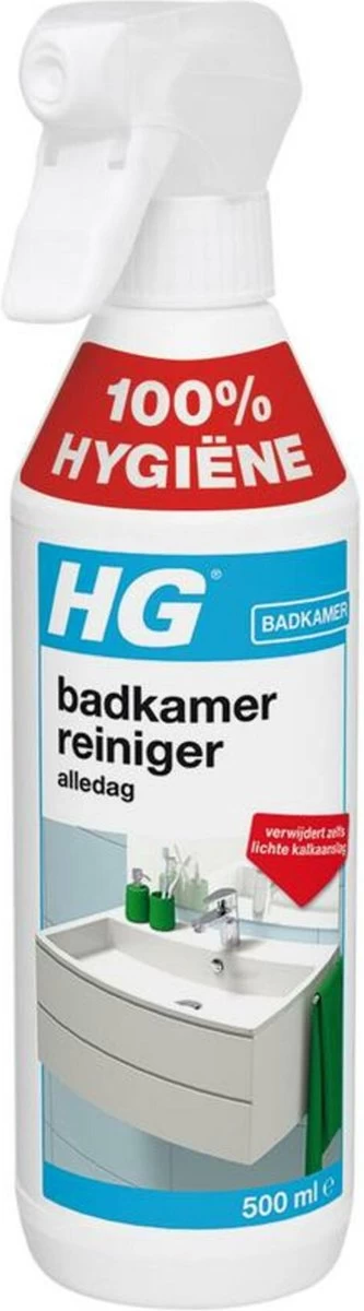HG Badkamerreiniger Alledag - 500ml - Verwijdert Zeepresten, Huidvetten En Lichte Kalkaanslag - Afbeelding 8