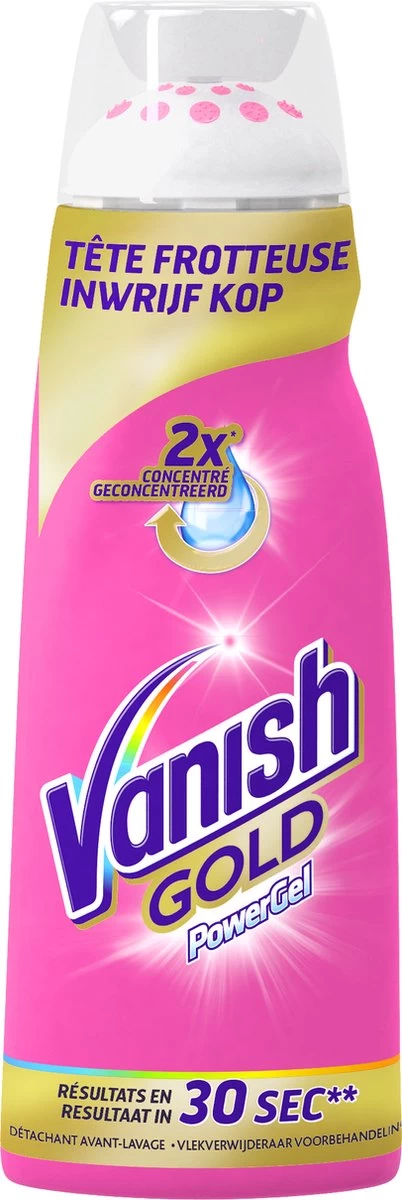 Vanish Oxi Action Gold Powergel Vlekverwijderaar - 200ml X2 - Afbeelding 2