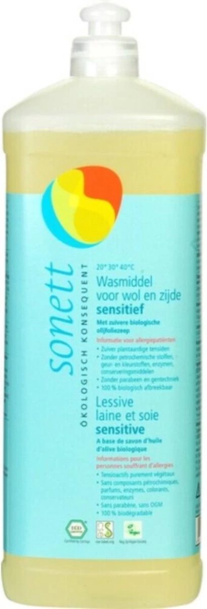 Sonett Wasmiddel Wol & Zijde