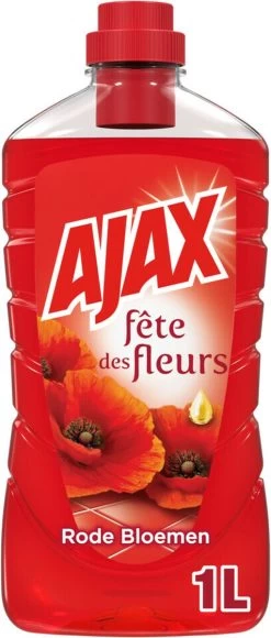 Ajax® Ajax Allesreiniger Fete De Fleur Rode Bloemen 1 Liter