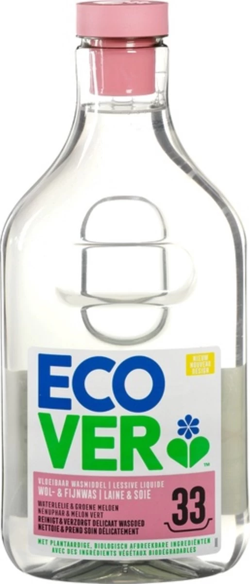 Ecover Wol & Fijnwasmiddel - Waterlelie & Groene Meloen - 1,5 L - 33 Wasbeurten - Afbeelding 5