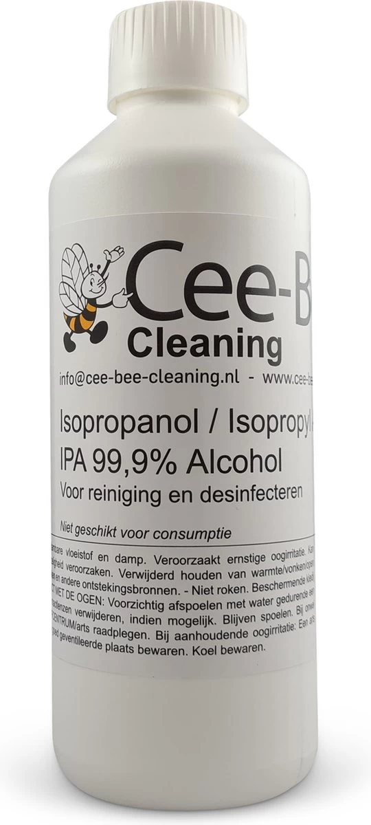 Cee-Bee Isopropanol | Isopropyl | IPA 99.9% Alcohol | 1000 Ml | 3 Flessen á 1 Liter | 3 Liter - Afbeelding 3