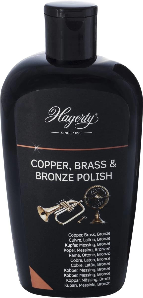 Hagerty Copper, Brass & Bronze Polish - Poetsmiddel Voor Koper, Messing En Brons 250 Ml - Afbeelding 2