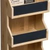 Merkloos Decopatent® 3 Laags Keuken Opbergrek - Staand Rek 3 Etages - Keukenrek - Bamboe Hout - Etagere Rek - Kruidenrek - Keuken Organizer