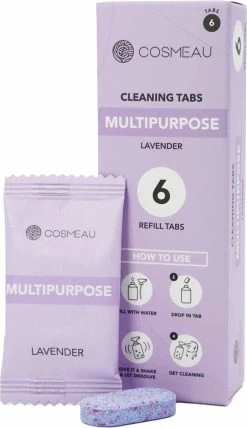 Cosmeau Allesreiniger 6 Stuks Tabletten Cleaning Tabs Schoonmaak Tabs - Allesreiniger - Multipurpose - Navulling - Refill
