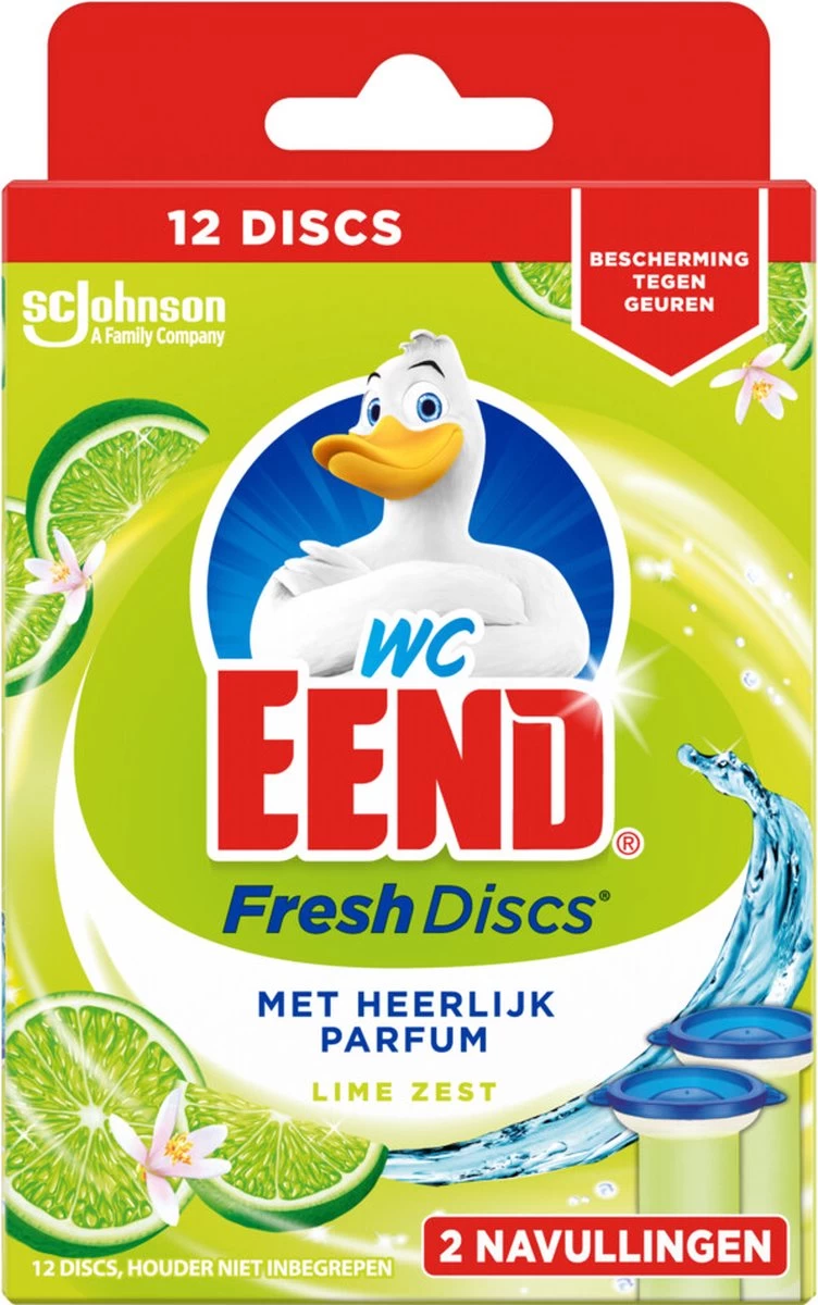 WC Eend Fresh Discs Navul Duo Lime 72 Ml - Afbeelding 5