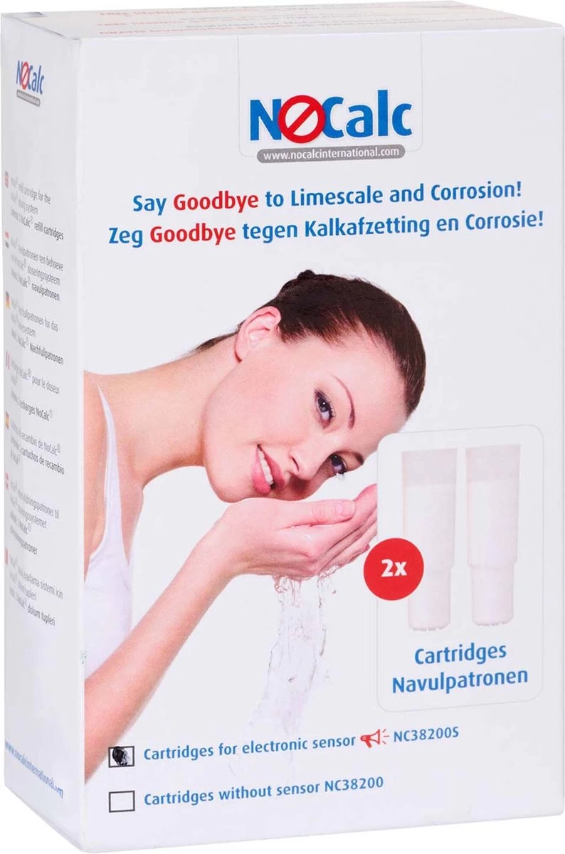 NoCalc Navulpatronen - 2 Stuks - Gebruik I.c.m. Electronic Sensor - Waterontharder - Waterontkalker - Afbeelding 5