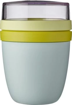 Mepal – Limited Edition Lunchpot Ellipse – Praktische Muesli Beker To Go – Lemon Vibe – Geschikt Voor Vriezer, Magnetron En Vaatwasser- Onbeperkt Genieten