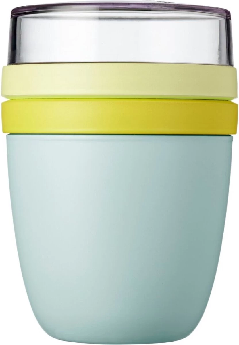 Mepal – Limited Edition Lunchpot Ellipse – Praktische Muesli Beker To Go – Lemon Vibe – Geschikt Voor Vriezer, Magnetron En Vaatwasser- Onbeperkt Genieten - Afbeelding 4