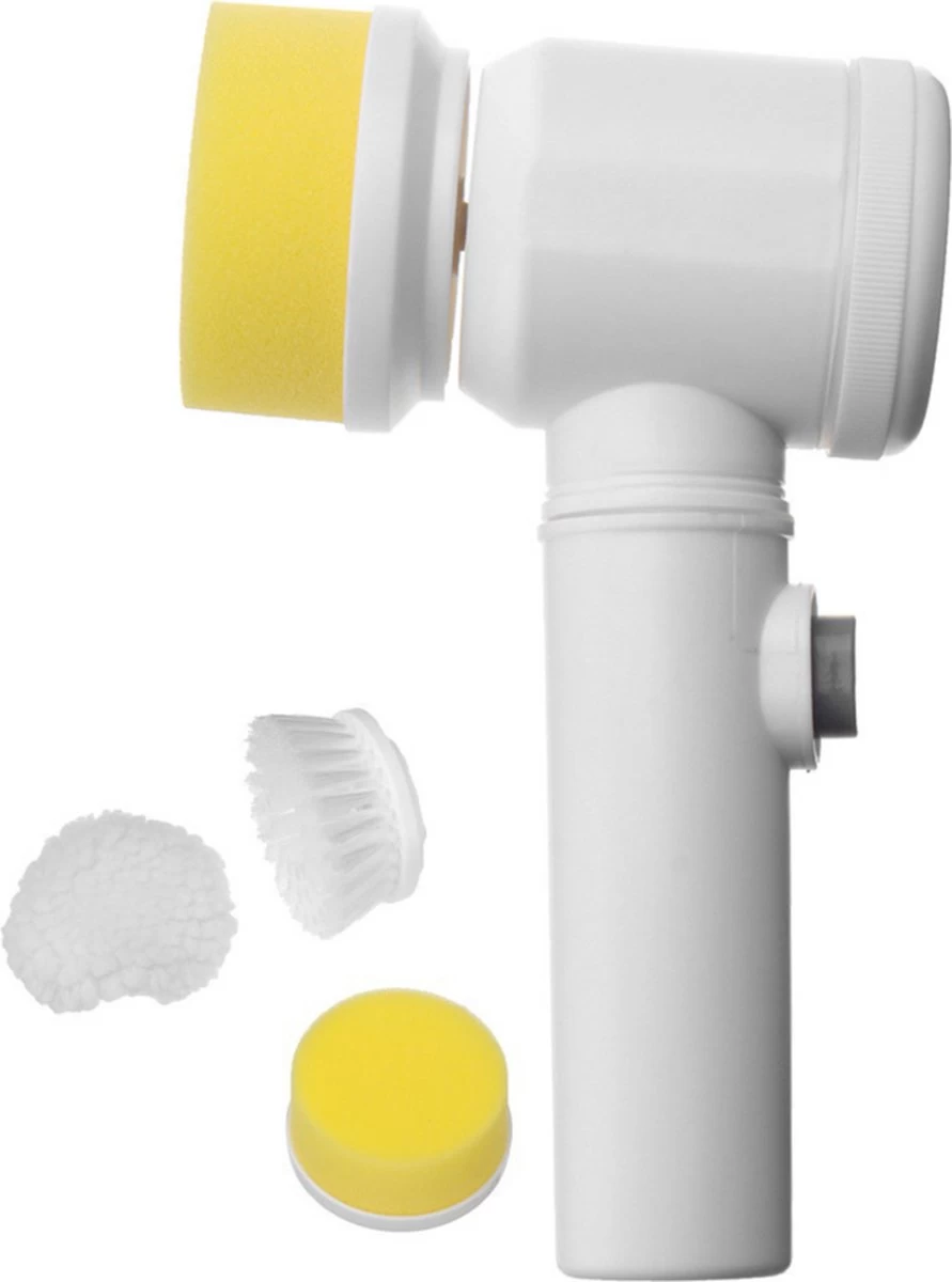 V&P Magic Brush - Elektrische Multifunctionele Schoonmaakborstel - 3 Opzetstukken - Wasborstel - Poetsmachine - Schrobborstel - Handborstel - Werkborstel - Schrobber - Boorborstel - Schoonmaakmiddelen - Reinigingsborstel - Afbeelding 2