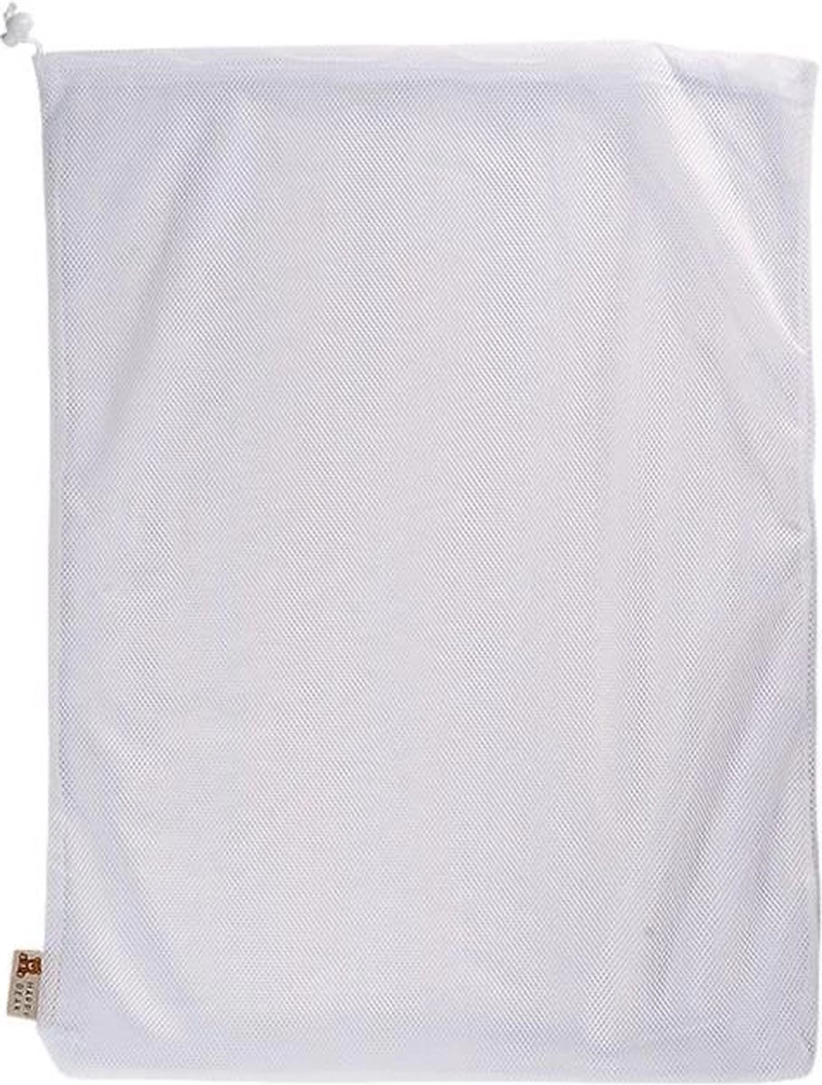HappyBear | Wasnet | 45cm X 60cm | Afsluitbaar Trekkoord | Mesh Stof | Inhoud - 10-15 Wasbare Luiers - Afbeelding 2