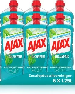 Ajax® Ajax Allesreiniger Eucalyptus 6 X 1.25L - Voordeelverpakking
