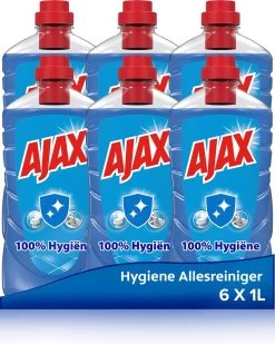 Ajax® Ajax Allesreiniger 100% Hygiene 6 X 1L - Voordeelverpakking